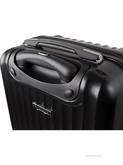 Mia Toro Italy Rotolo Hardside Spinner Luggage 3pc Set White One Size