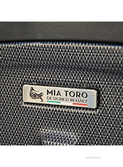 Mia Toro Italy Tasca Fusion Hardside Spinner Luggage 3pc Set White One Size