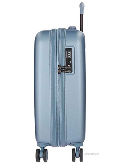 MOVOM Expandable Set of 2 suitcases Silver 70 centimeters