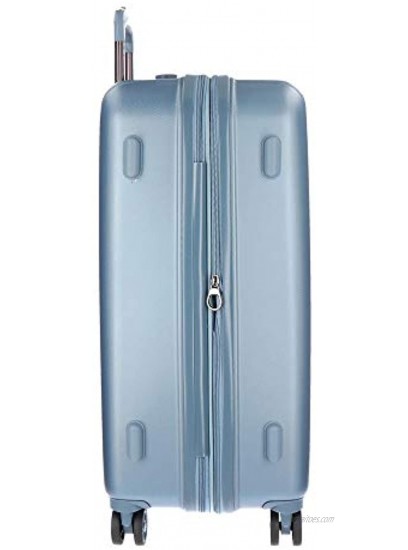 MOVOM Expandable Set of 2 suitcases Silver 70 centimeters