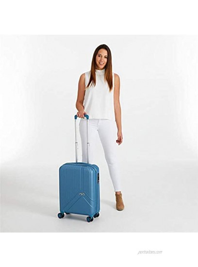MOVOM Set of 2 suitcases Blue 67 centimeters
