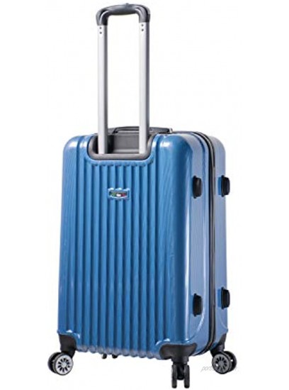 Viaggi Mia Italy Lucca Hardside Spinner 3pc Set Luggage Blue One Size