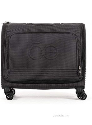 Cloe Carry-On 20 inch Garment Bag with 360º-spinner wheels in Black Color
