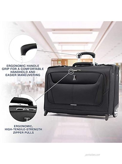 Travelpro Maxlite 5 Lightweight Carry-On Rolling Garment Bag Black 22-Inch