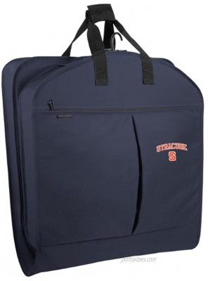 WallyBags Syracuse Orange 40 Inch Suit Length Garment Bag with Pockets Navy One Size