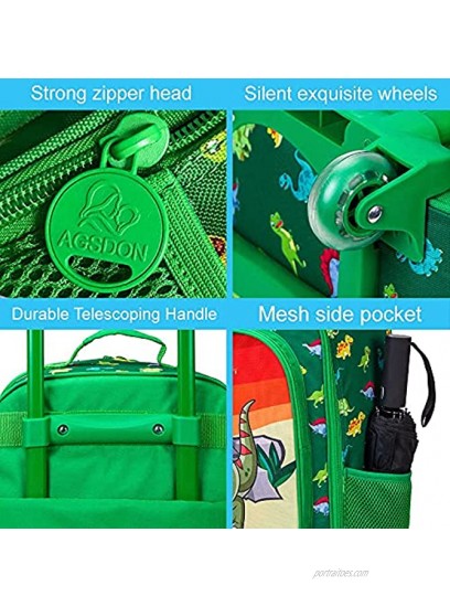 Kids Luggage Dinosaur Suitcase for Boys