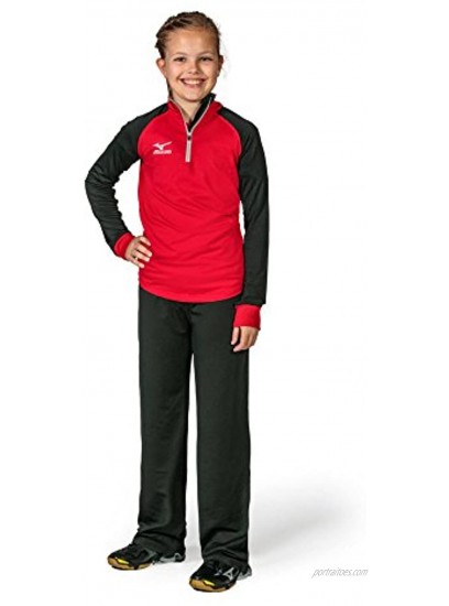 Mizuno Women's Elite 9 Prime 1 2 Zip Jacket Red Black Large