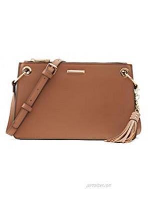 ALDO Women's Pouilley Crossbody Handbag with Adjustable Strap and Tassel Detail