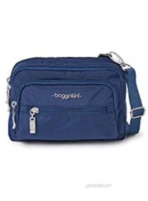 baggallini Triple Zip Crossbody Bag