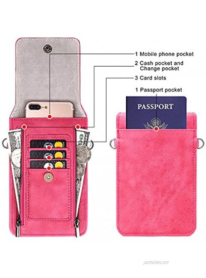 Cellphone Purse for Women Lightweight Small Cross Body Bag for Travel Daily Use