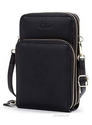 CLUCI Small Crossbody Bag for Women Leather Cellphone Shoulder Purses Fashion Travel Designer Wallet