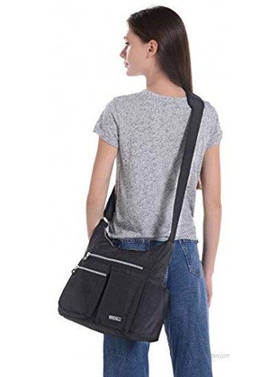 Crossbody Bag with Anti Theft RFID Pocket Women Lightweight Water-Resistant Purse
