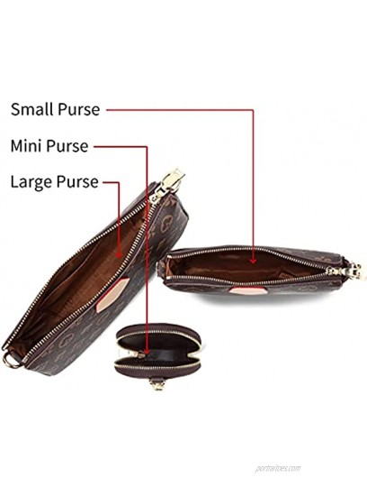 Crossbody Bags for Women WOQED Shoulder Handbags with Small Coin Purse Including 3 Size bags