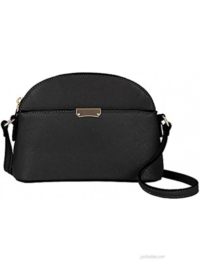 EMPERIA Small Cute Faux Leather Dome Series Crossbody Bags Shoulder Bag Purse Handbags for Women