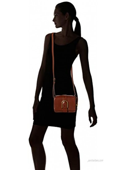 Fossil Women's Wiley Leather Flap Crossbody Purse Handbag