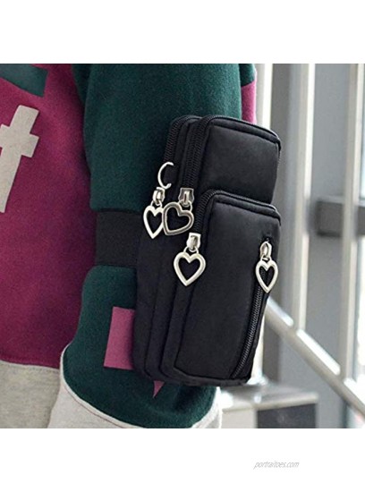 Horscrite Phone Bag Purse Wallet Crossbody Bag Lightweight Roomy Pockets Smartphone Sports Armband Bag For Men and Women