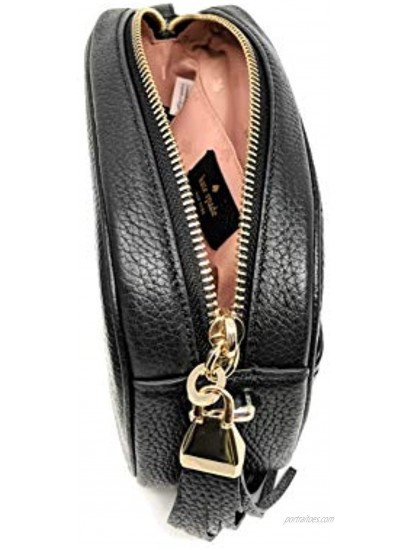 Kate Spade Kourtney Camera Leather Crossbody Bag Purse Handbag style # wkru6817