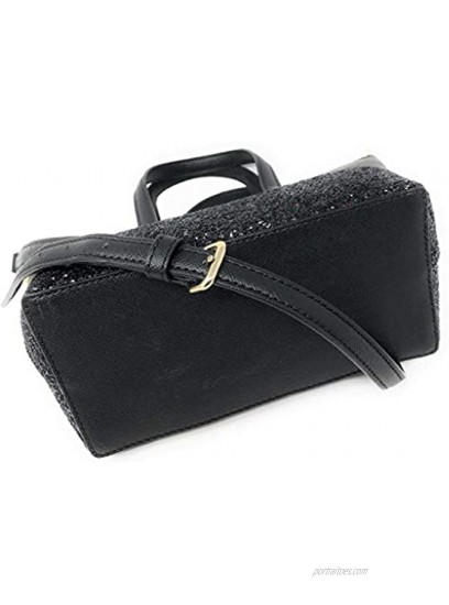 Kate Spade New York Ina Greta Court Glitter Crossbody Bag Top Handle Handbag