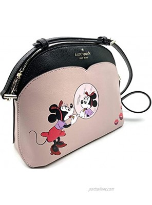 Kate Spade x Minnie Mouse Dome Crossbody Bag Pale Vellum Multi