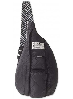KAVU Rope Puff Bag Sling Crossbody Backpack Travel Quilted Purse
