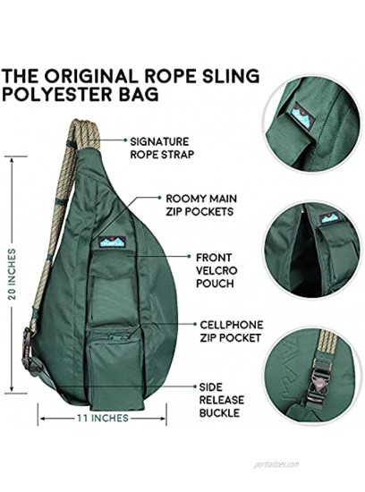 KAVU Rope Sling Compact Lightweight Crossbody Bag