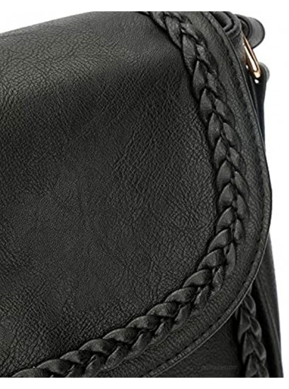 KKXIU Crossbody Bags for Women Hollow Purses with Adjustable Strap