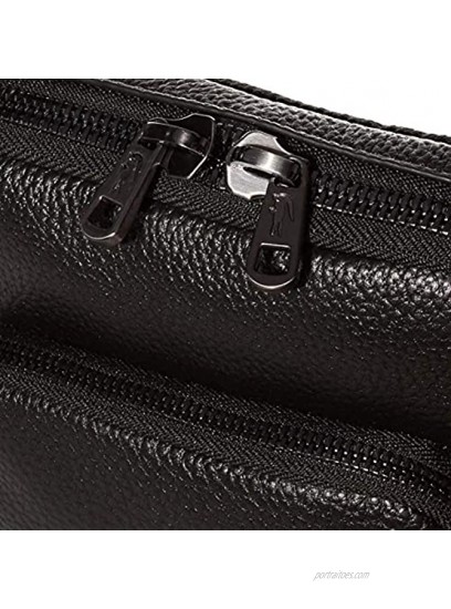Lacoste Mens Leather Small Crossover Bag