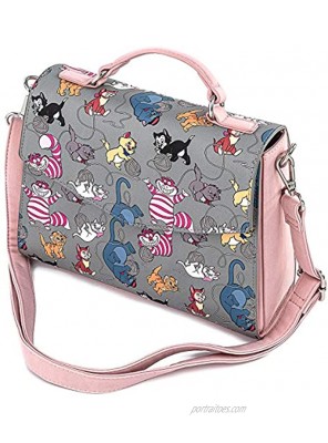 Loungefly Disney Cats Faux Leather Crossbody Bag