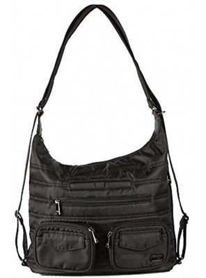 Lug Zip Liner Convertible Bag Midnight Black