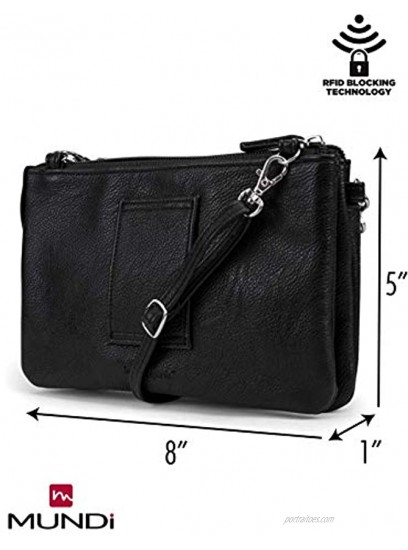 Mundi Brady RFID Wallet Purse Cell Phone Crossbody Bag For Women