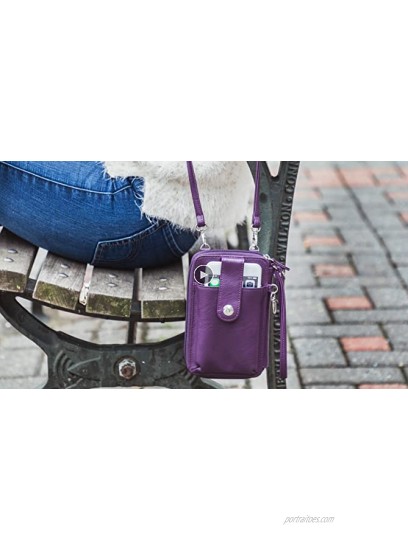 Mundi Brady RFID Wallet Purse Cell Phone Crossbody Bag For Women