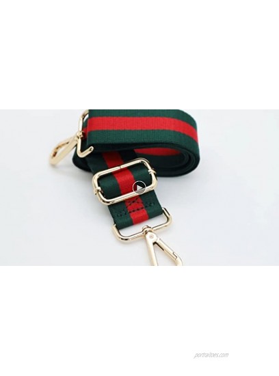 Purse Strap Replacement Crossbody Handbag Stripe Wide Adjustable