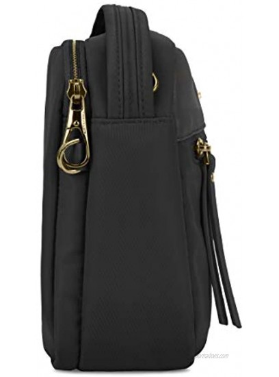 Travelon Addison-Anti-Theft-Small Crossbody Bag Black One Size