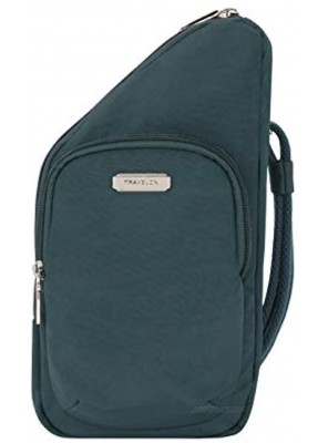 Travelon Crossbody Bag Peacock 5.25W x 10.5H x 1.5D