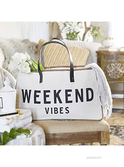 Creative Brands D3712 Hold Everything Tote Bag 20 x 11 Weekend Vibes