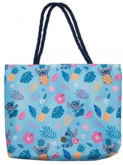 Disney Tote Lilo and Stitch Hawaiian Beach Print Travel Bag