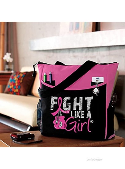 Fight Like a Girl Boxing Glove Tote BagDakota Assorted Colors
