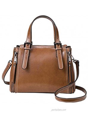 Heshe Women’s Leather Shoulder Handbags Hobo Bag Bucket Bags Designer Satchel Ladies Purses Crossbody Bag