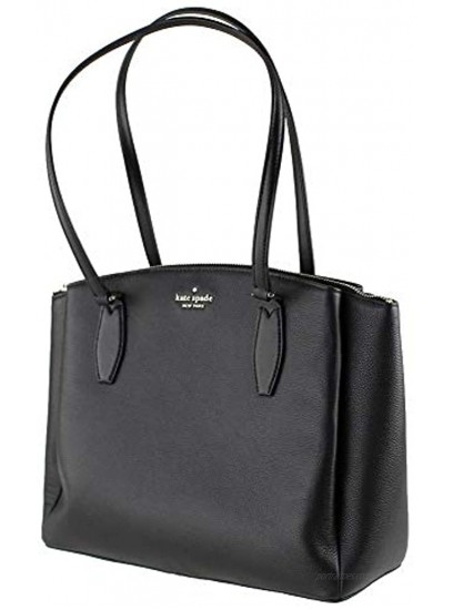 Kate Spade New York MONET LARGE TRIPLE COMPARTMENT TOTE Women's Leather Handbag black